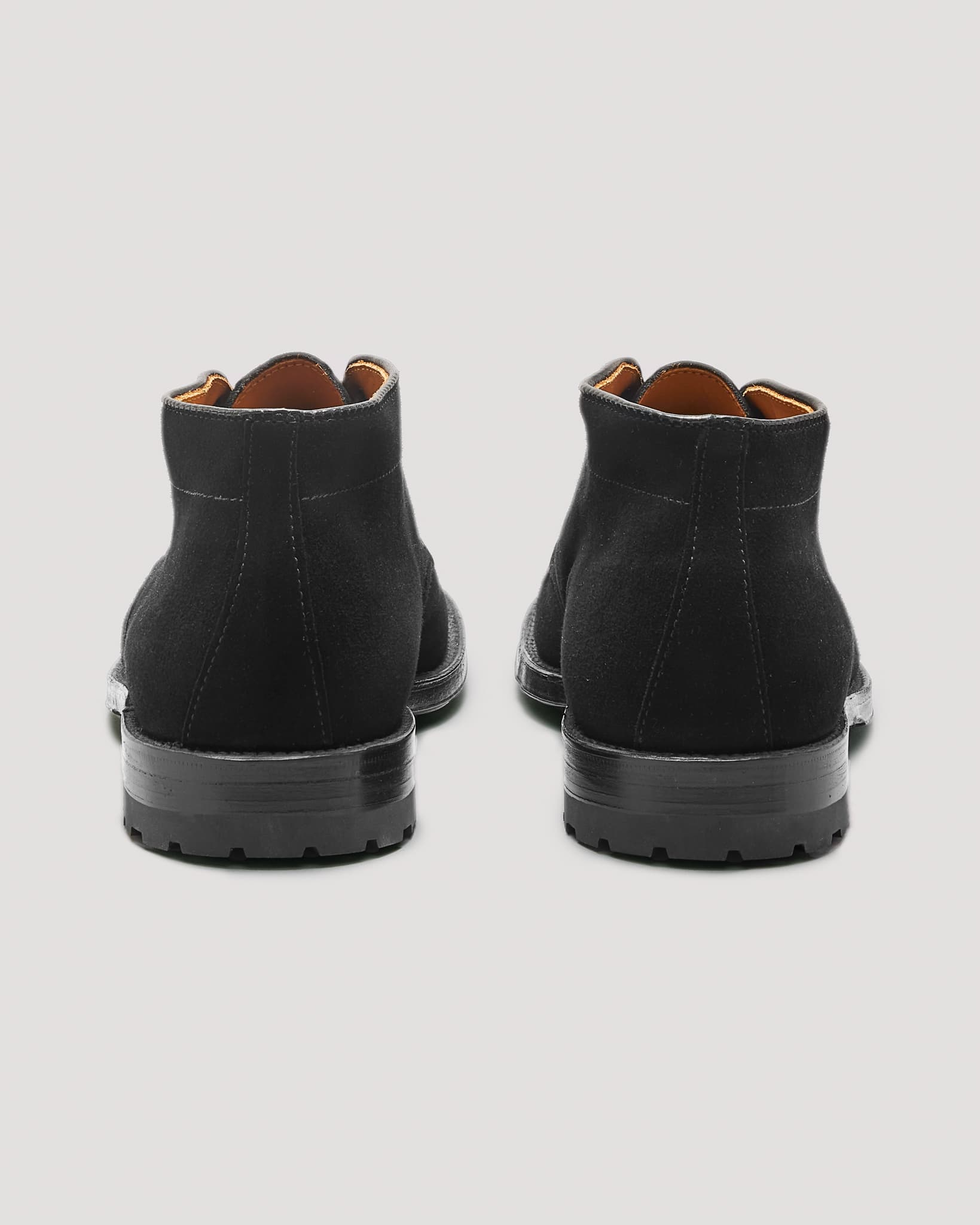 "Edmonds" Indy Chukka Boot in Black Suede, Trubalance Last