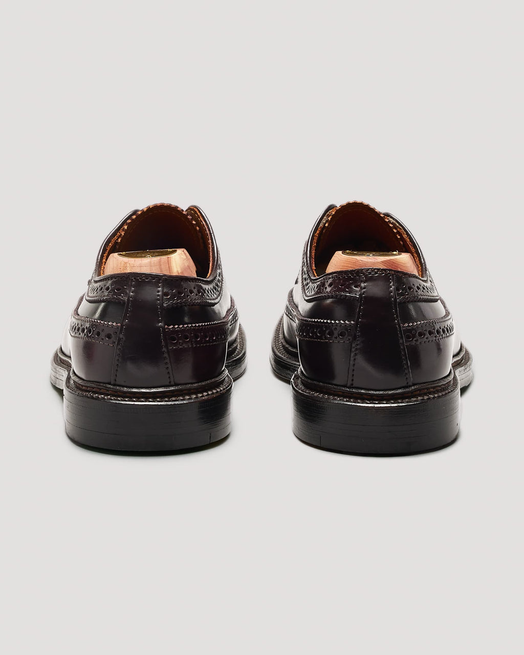 975 Long Wing Blucher in Color 8 Shell Cordovan, Barrie Last