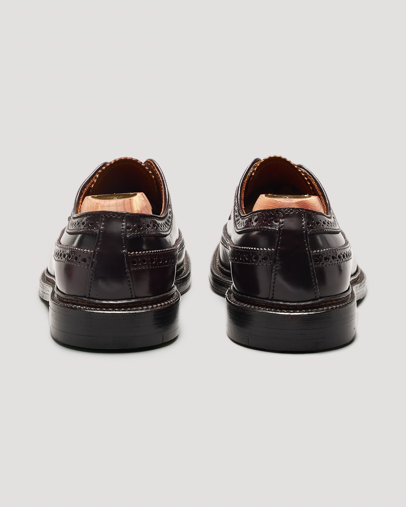 975 Long Wing Blucher in Color 8 Shell Cordovan, Barrie Last