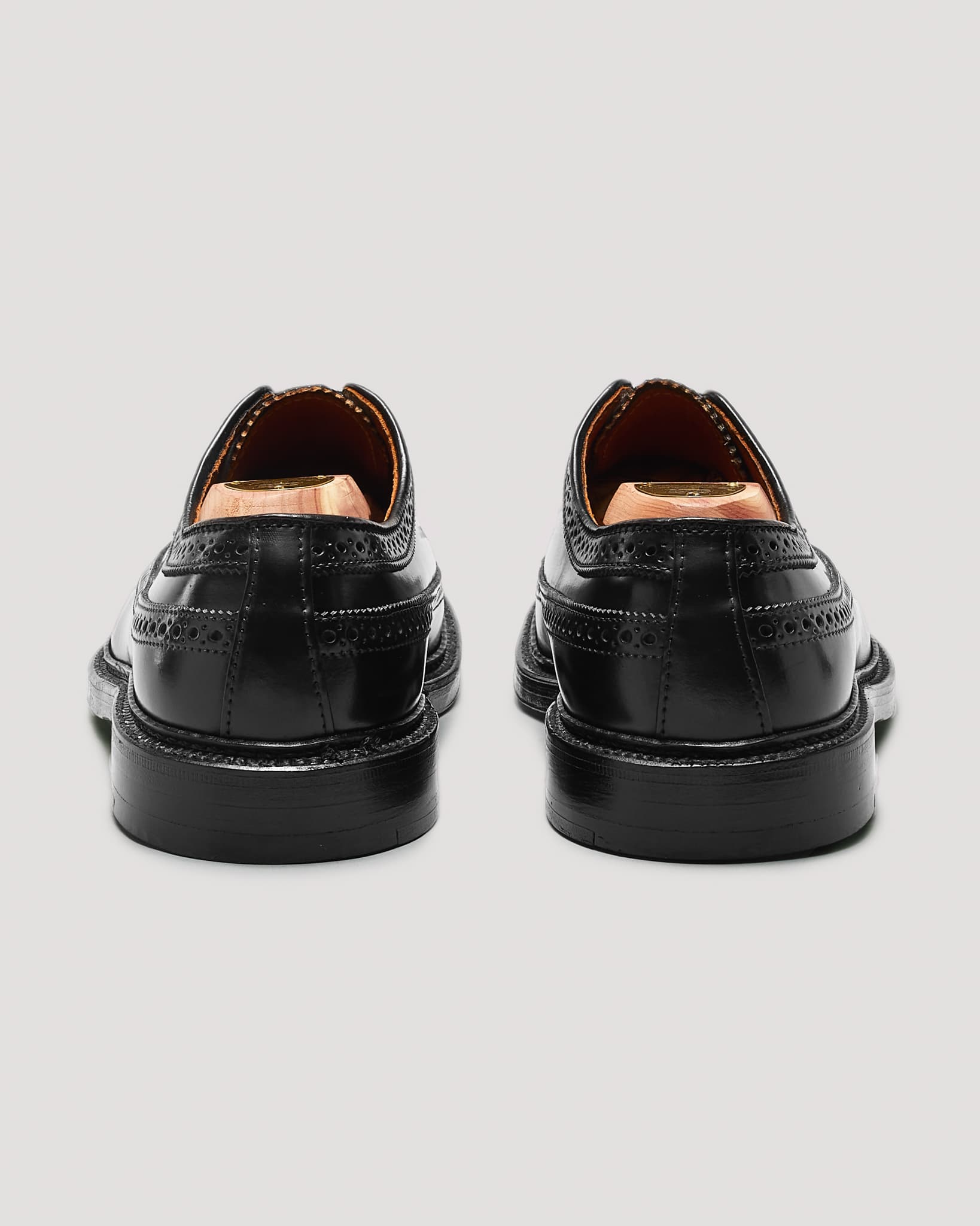 9751 Long Wing Blucher in Black Shell Cordovan, Barrie Last