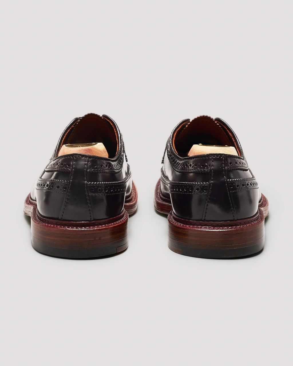 975A Long Wing Blucher in Color 8 Shell Cordovan, Barrie Last