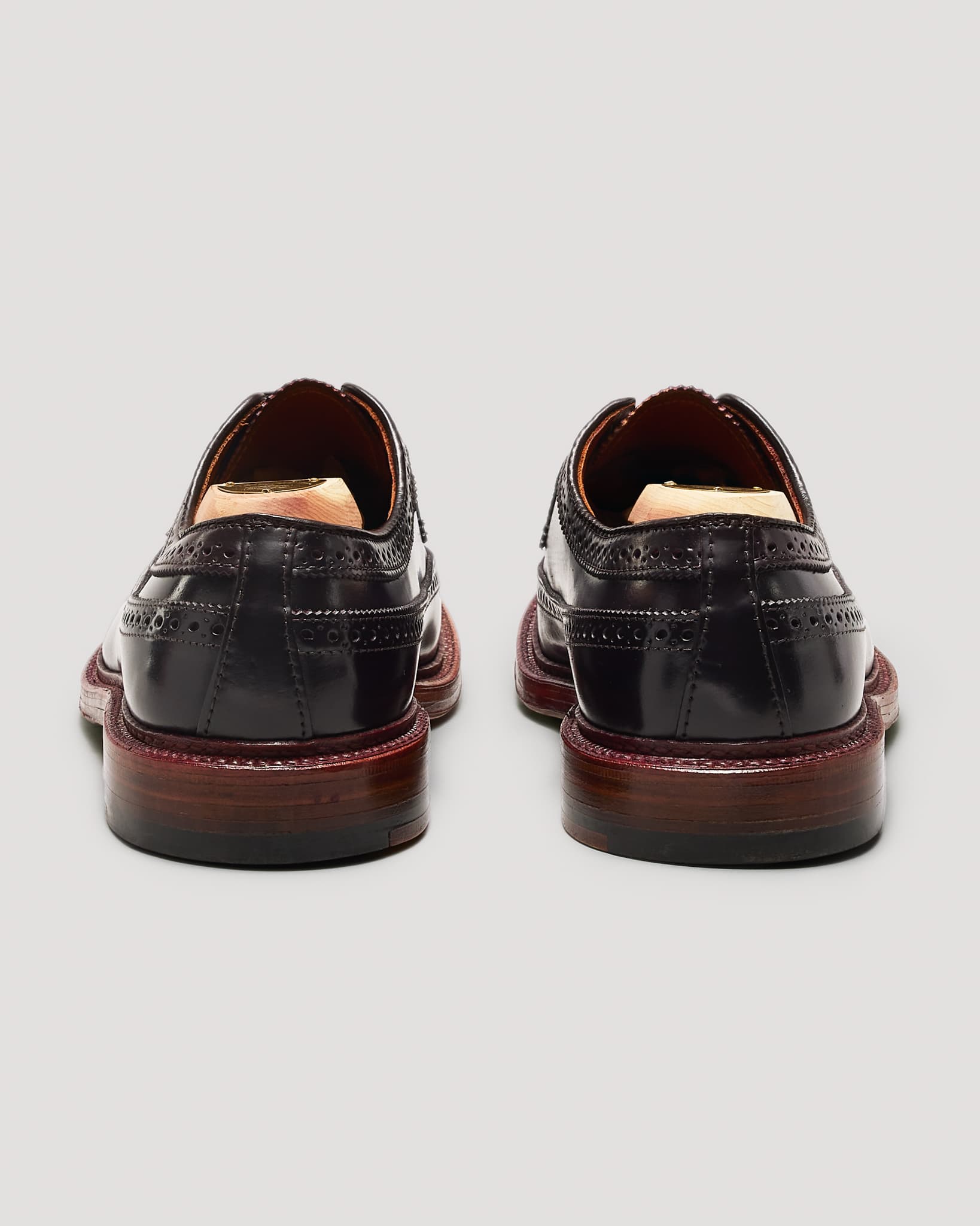 975A Long Wing Blucher in Color 8 Shell Cordovan, Barrie Last