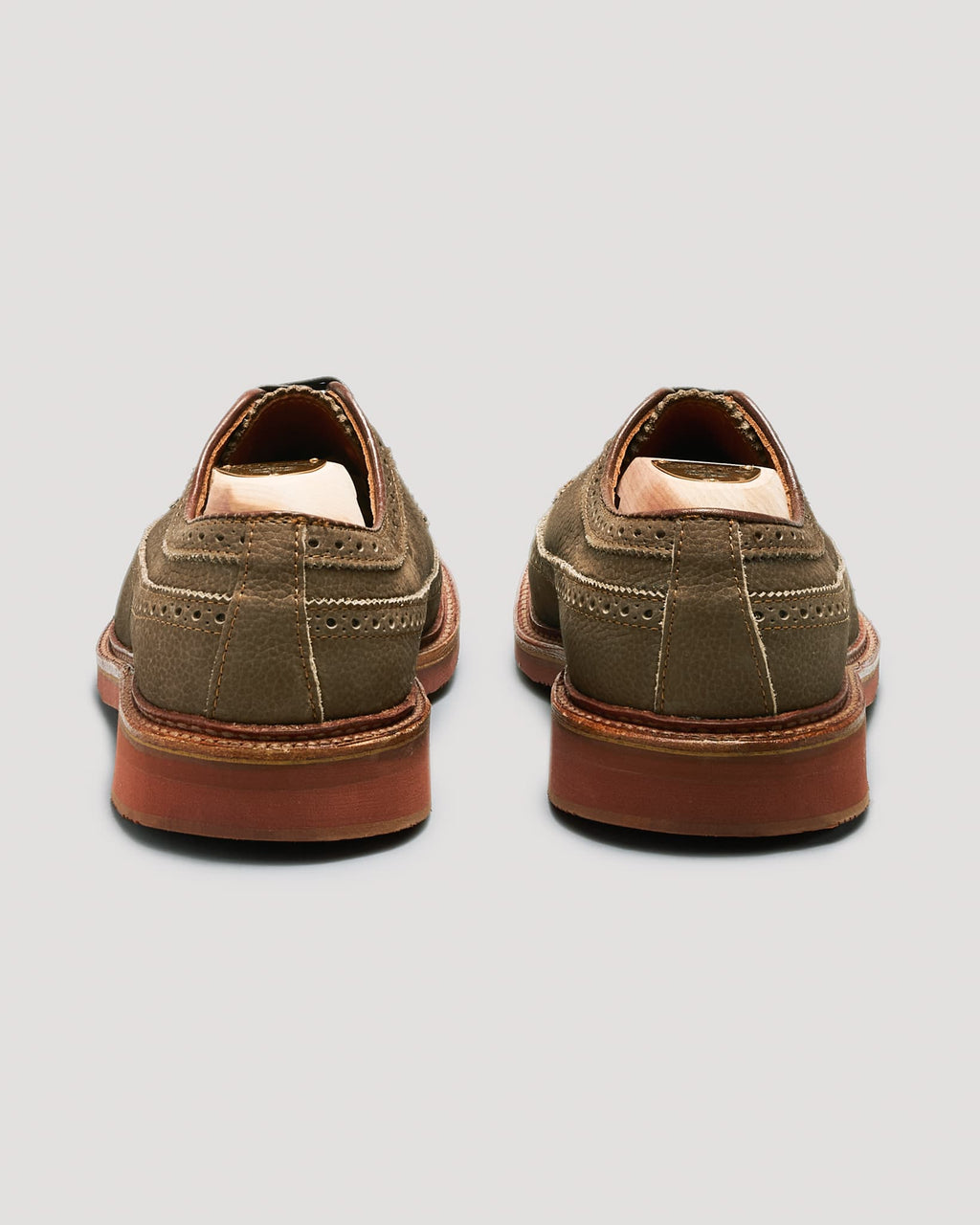 "RBK" Long Wing Blucher in Clay Nubuck Grain, Barrie Last