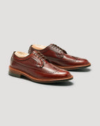 "Brent" Long Wing Blucher in Brown Scotch Grain, Barrie Last
