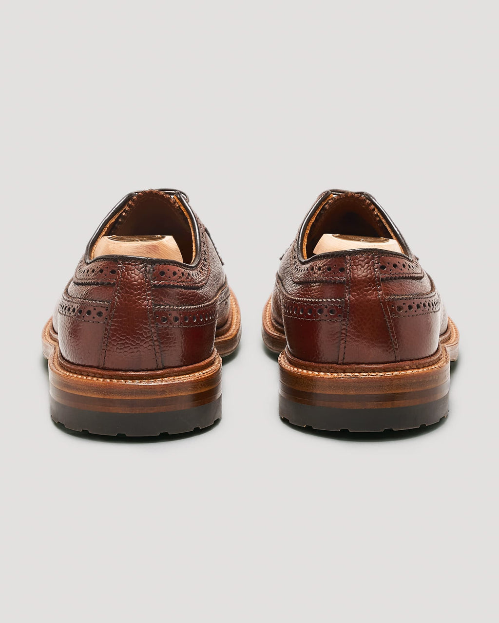 "Brent" Long Wing Blucher in Brown Scotch Grain, Barrie Last