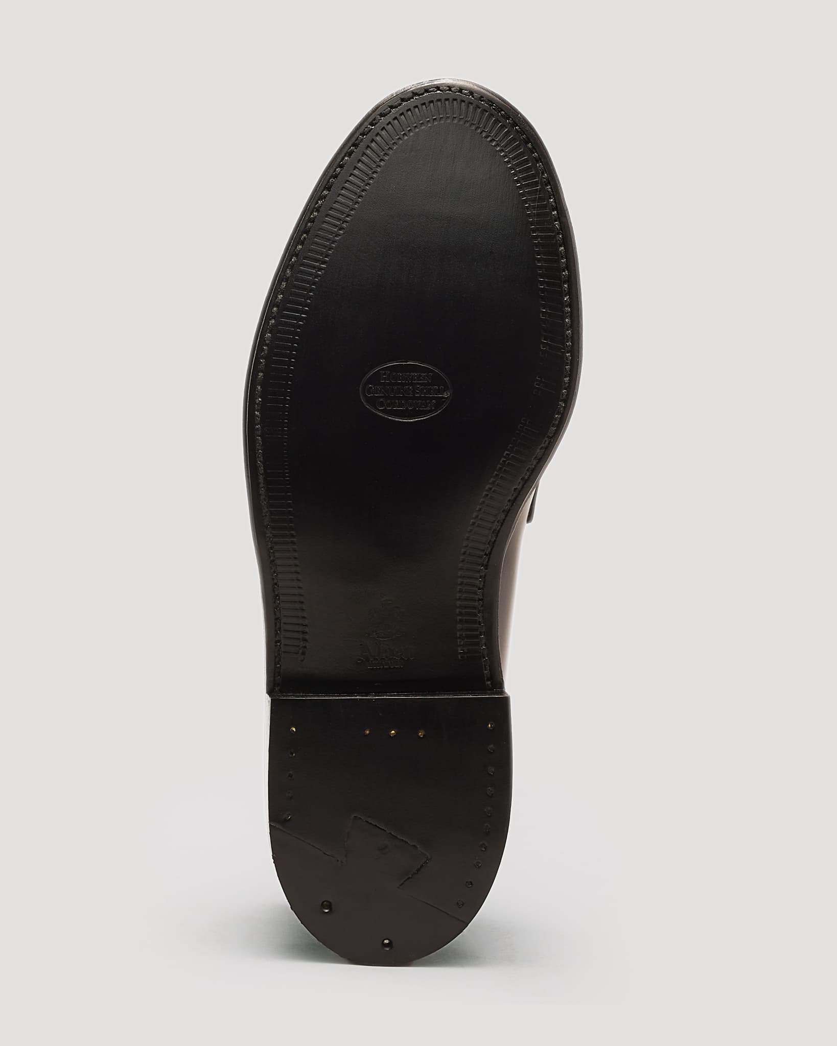 987 Leisure Handsewn Loafer in Black Shell Cordovan, Van Last 987 Leisure Handsewn Loafer in Black Shell Cordovan, Van Last