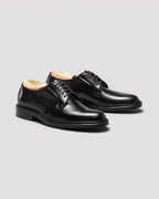 9901 Plain Toe Blucher in Black Shell Cordovan, Barrie Last