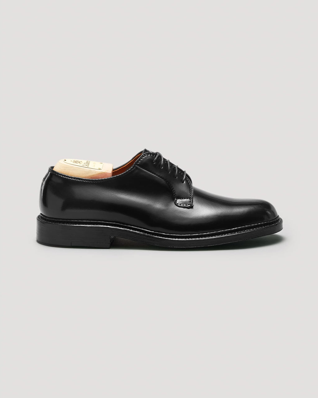 9901 Plain Toe Blucher in Black Shell Cordovan, Barrie Last