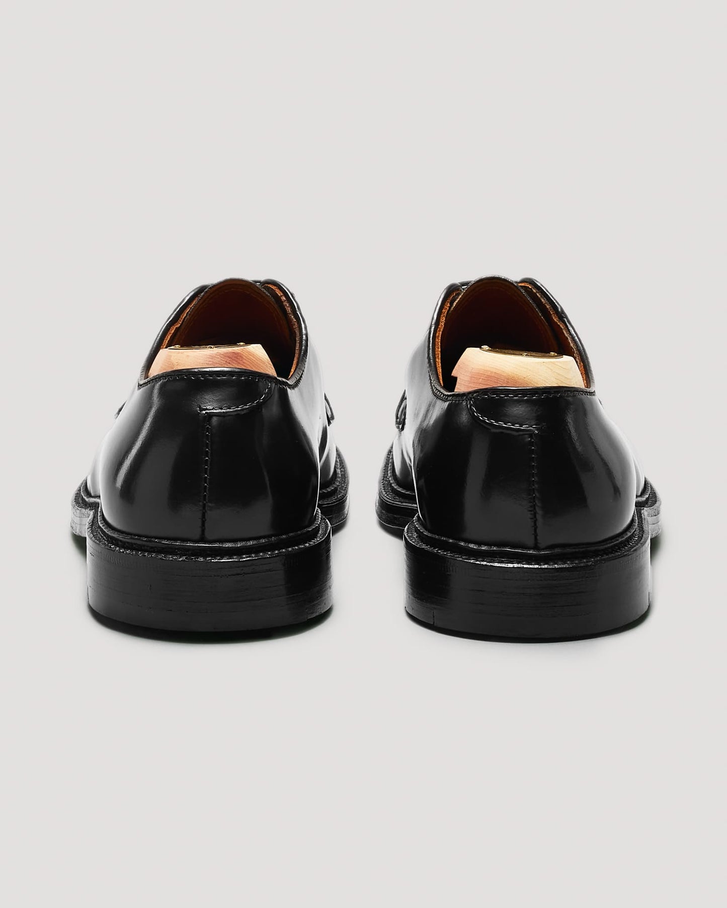 9901 Plain Toe Blucher in Black Shell Cordovan, Barrie Last