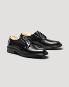 9901C Plain Toe Blucher in Black Shell Cordovan, Barrie Last