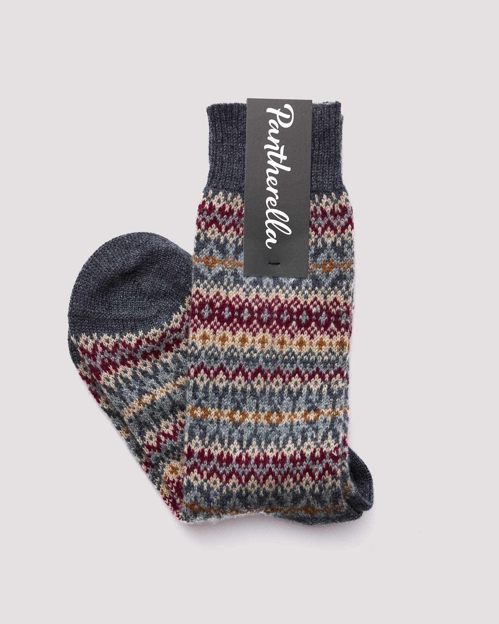 Luxury Collection "Ambrose" Cashmere Sock - Dark Grey Mix
