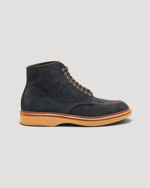 "Belltown" Indy Boot in Navy Suede, Trubalance Last