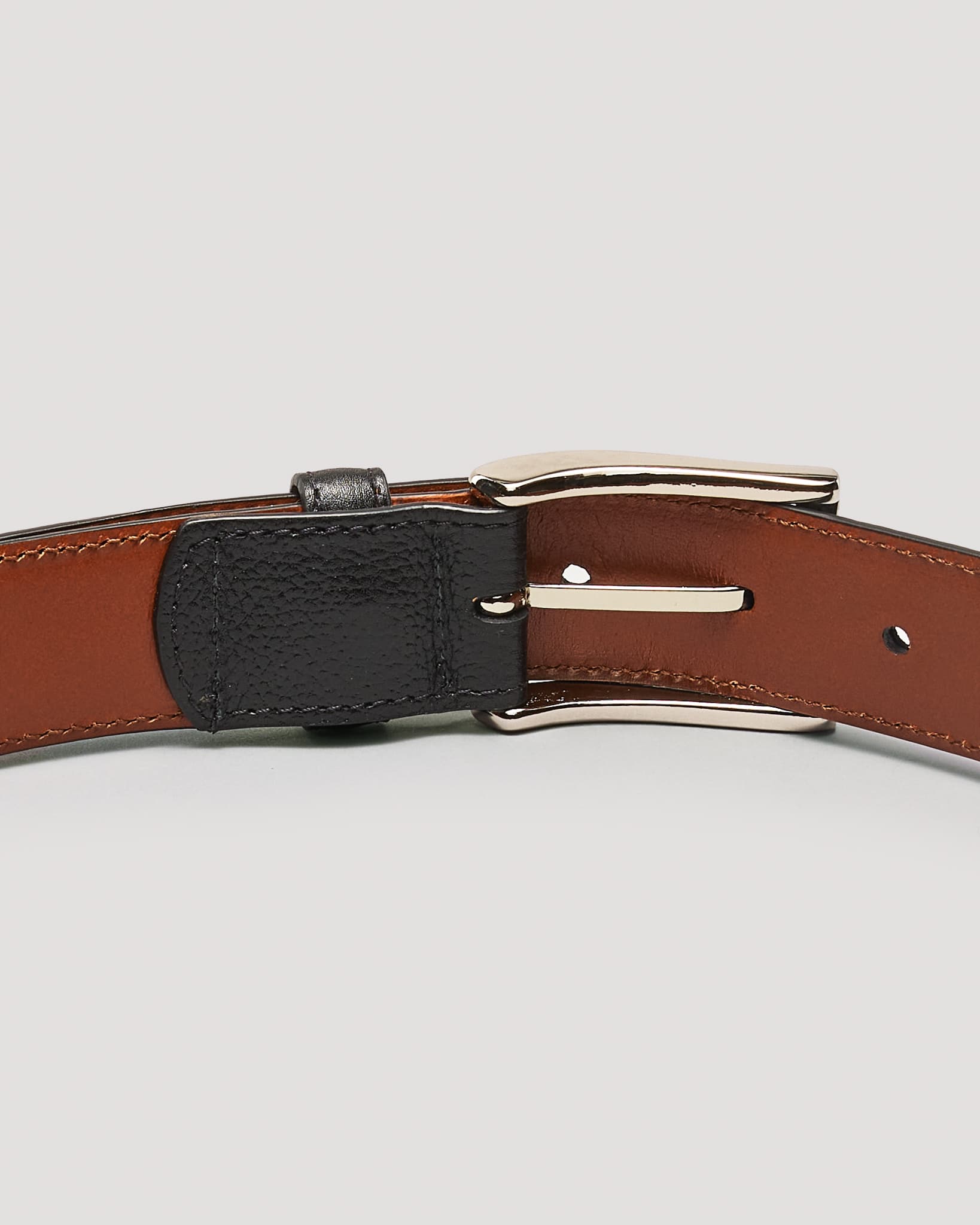 MB 0311 Black Alpine Grain Calfskin Belt 30mm