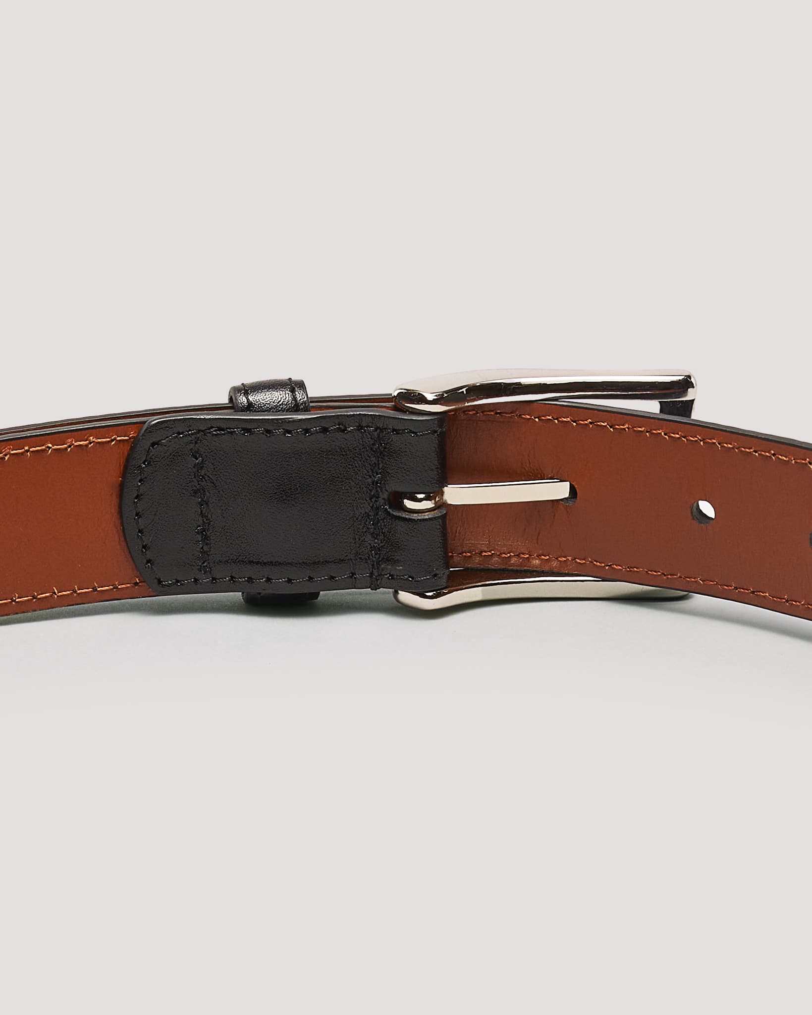 MB 0111 Black Calfskin Belt 30mm