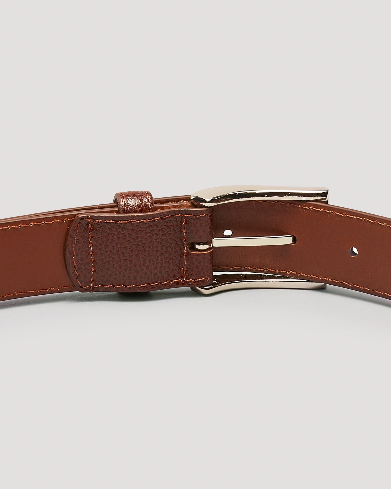 MB 0341 Brown Alpine Grain Calfskin Belt 30mm