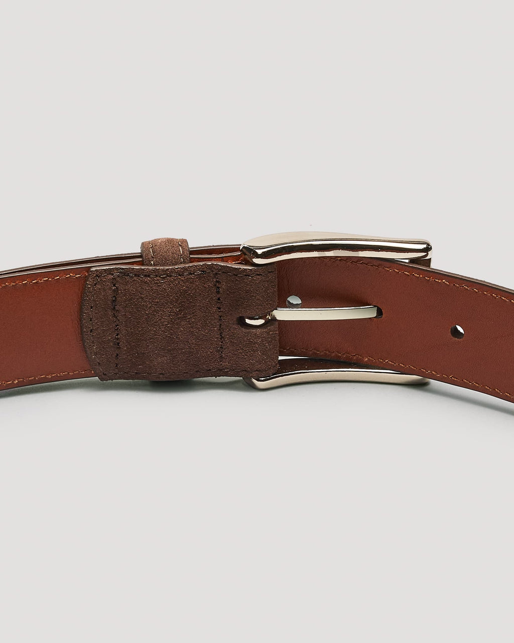 MB 5215 Dark Brown Suede Belt 35mm