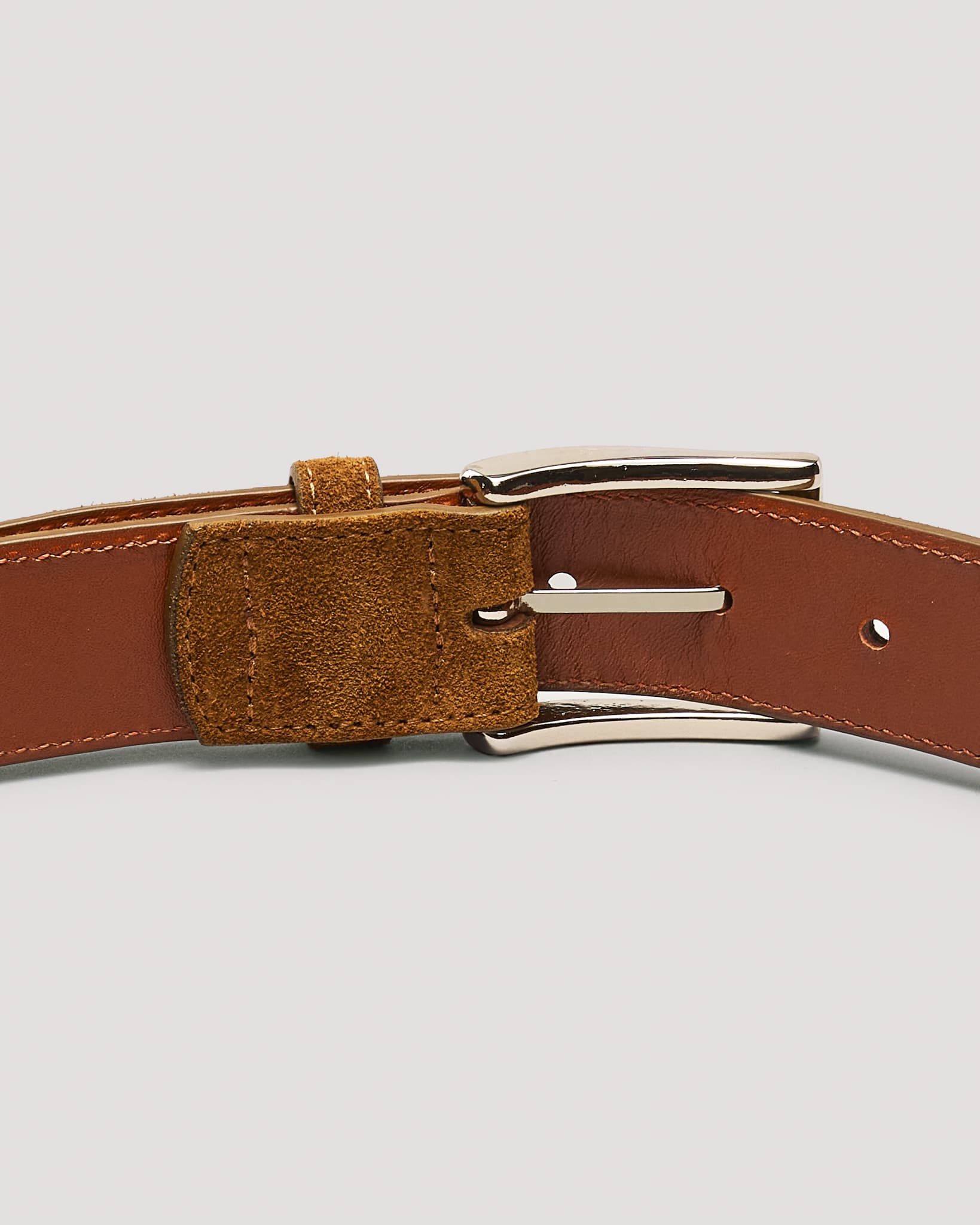 MB 5214 Snuff Suede Belt 35mm