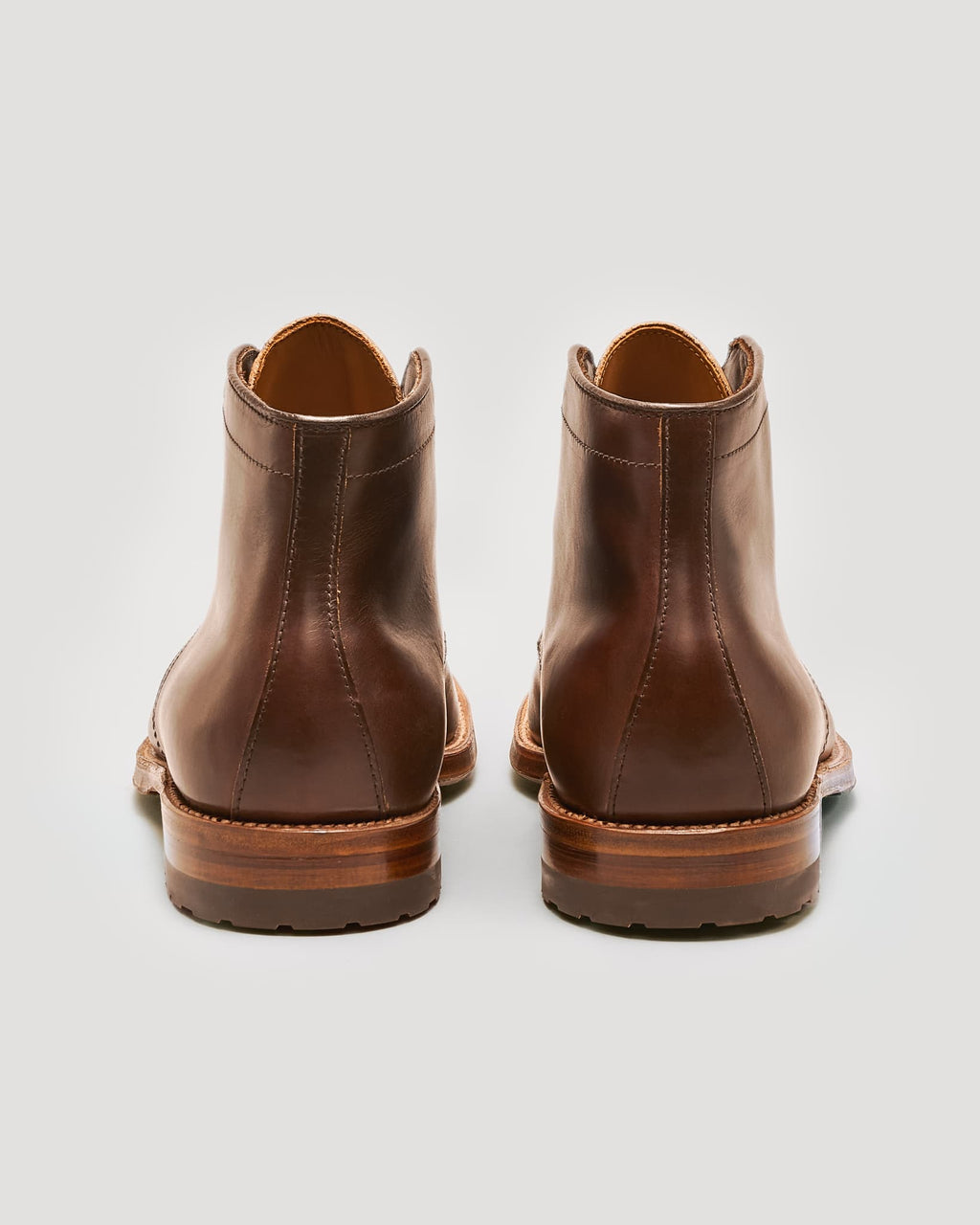 "Brigadier" Handsewn Norwegian Front Boot in Brown Chromexcel, Trubalance Last