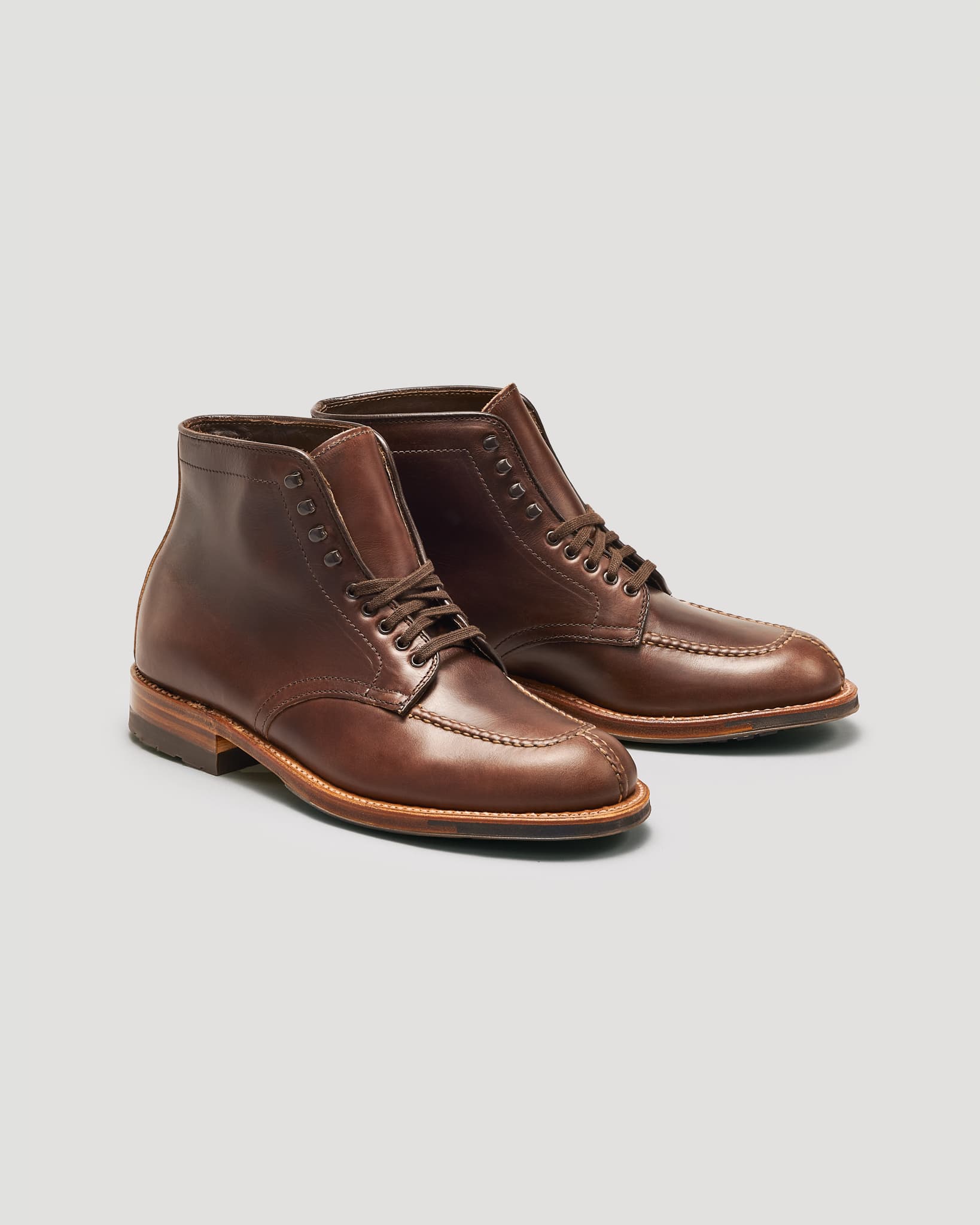 "Brigadier" Handsewn Norwegian Front Boot in Brown Chromexcel, Trubalance Last