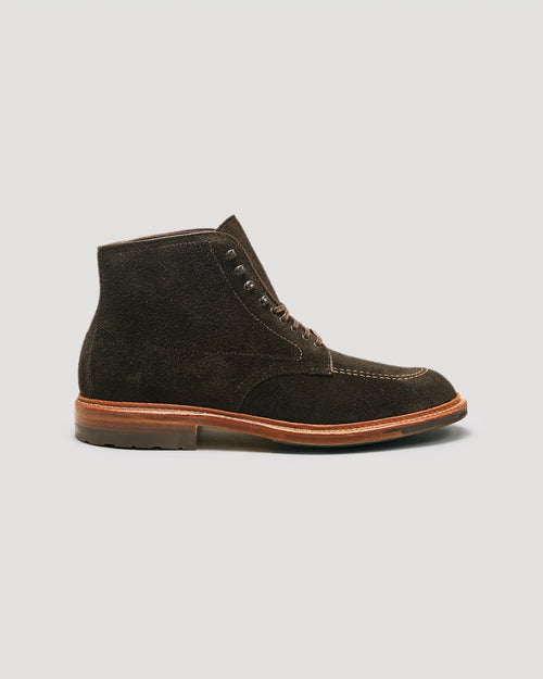 "Cascade" Indy Boot in Earth Reverse Chamois, Trubalance Last