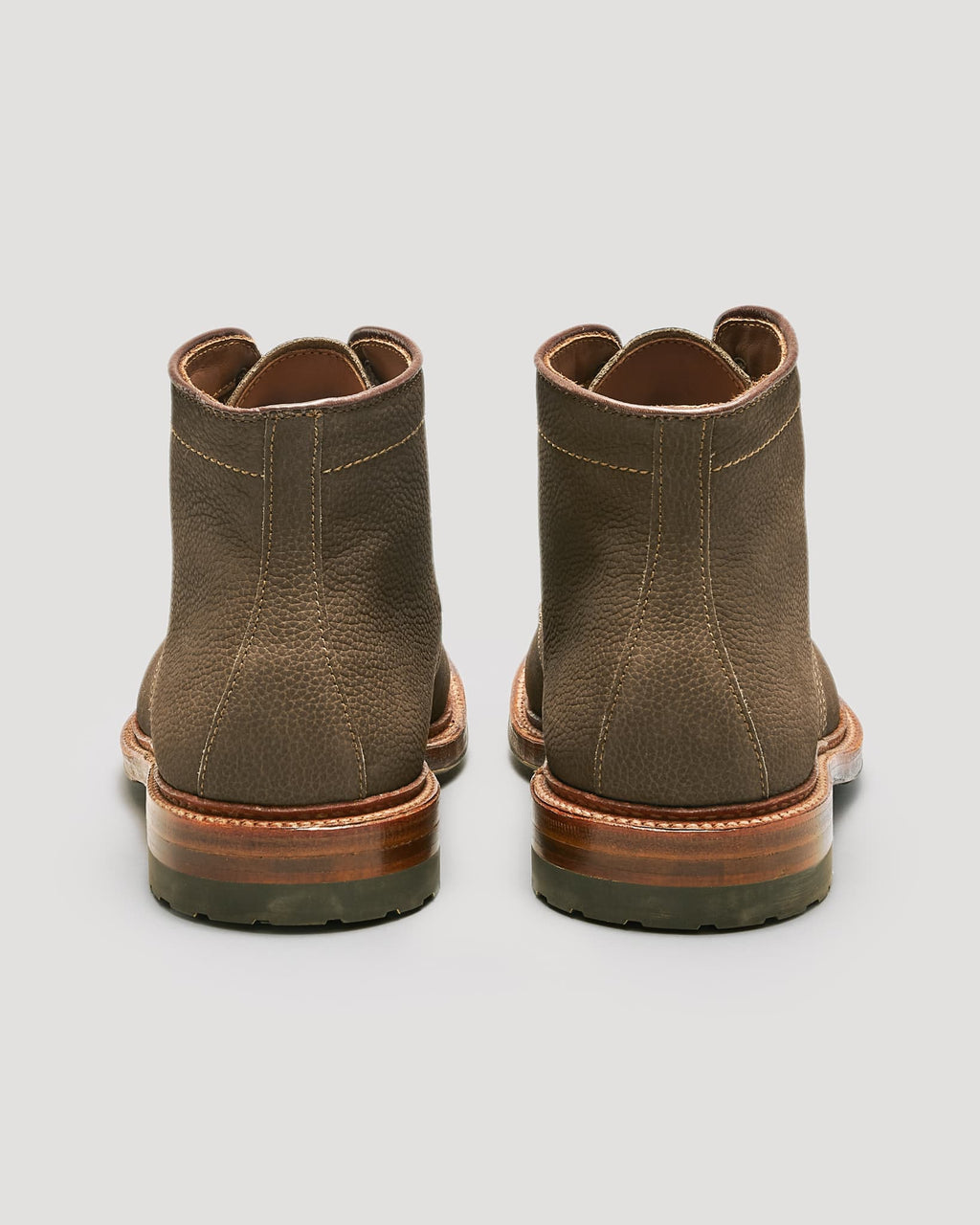 "Casey" U-Tip Boot in Clay Nubuck Grain, Barrie Last