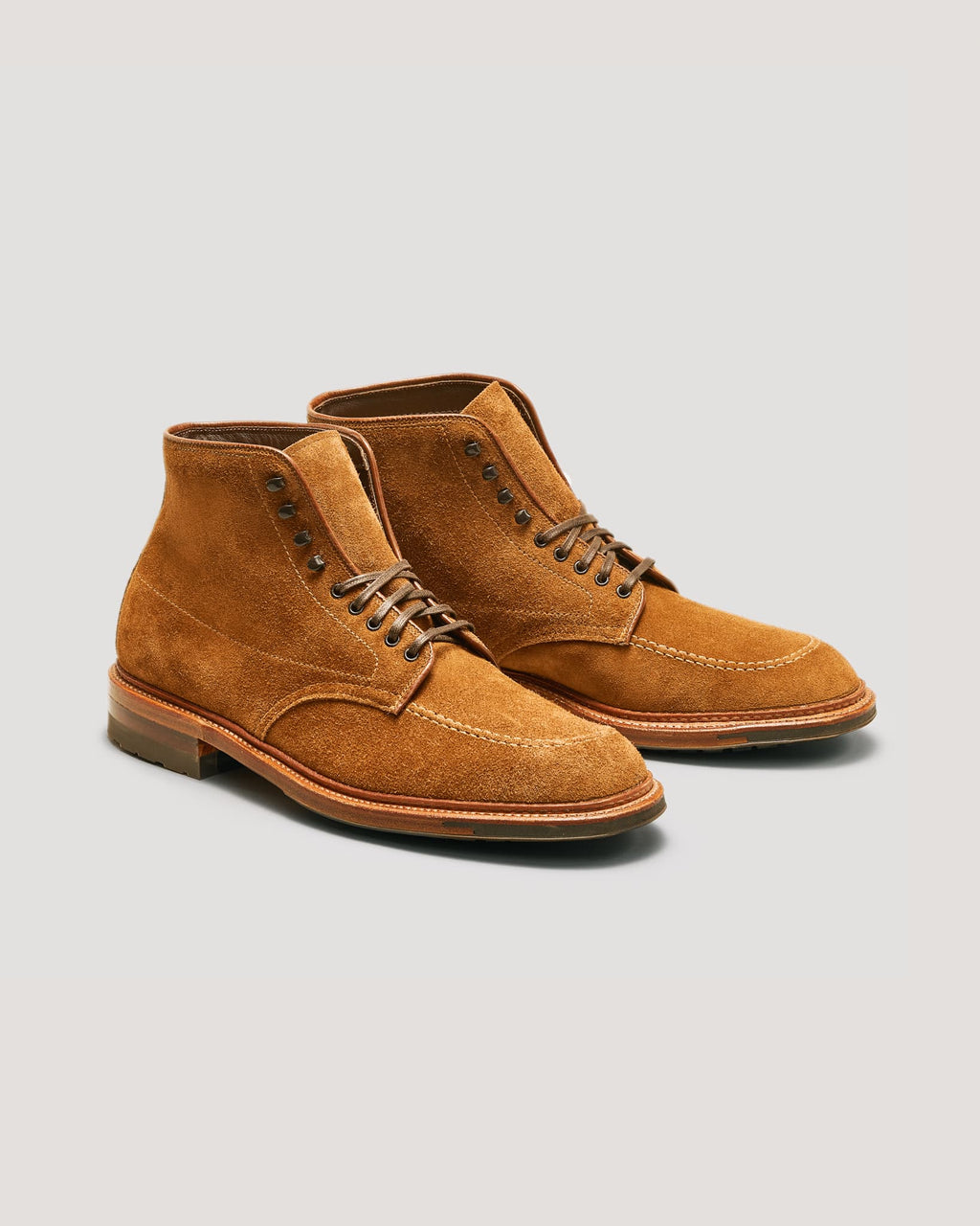 "Eastport" Indy Boot in Snuff Suede, Trubalance Last