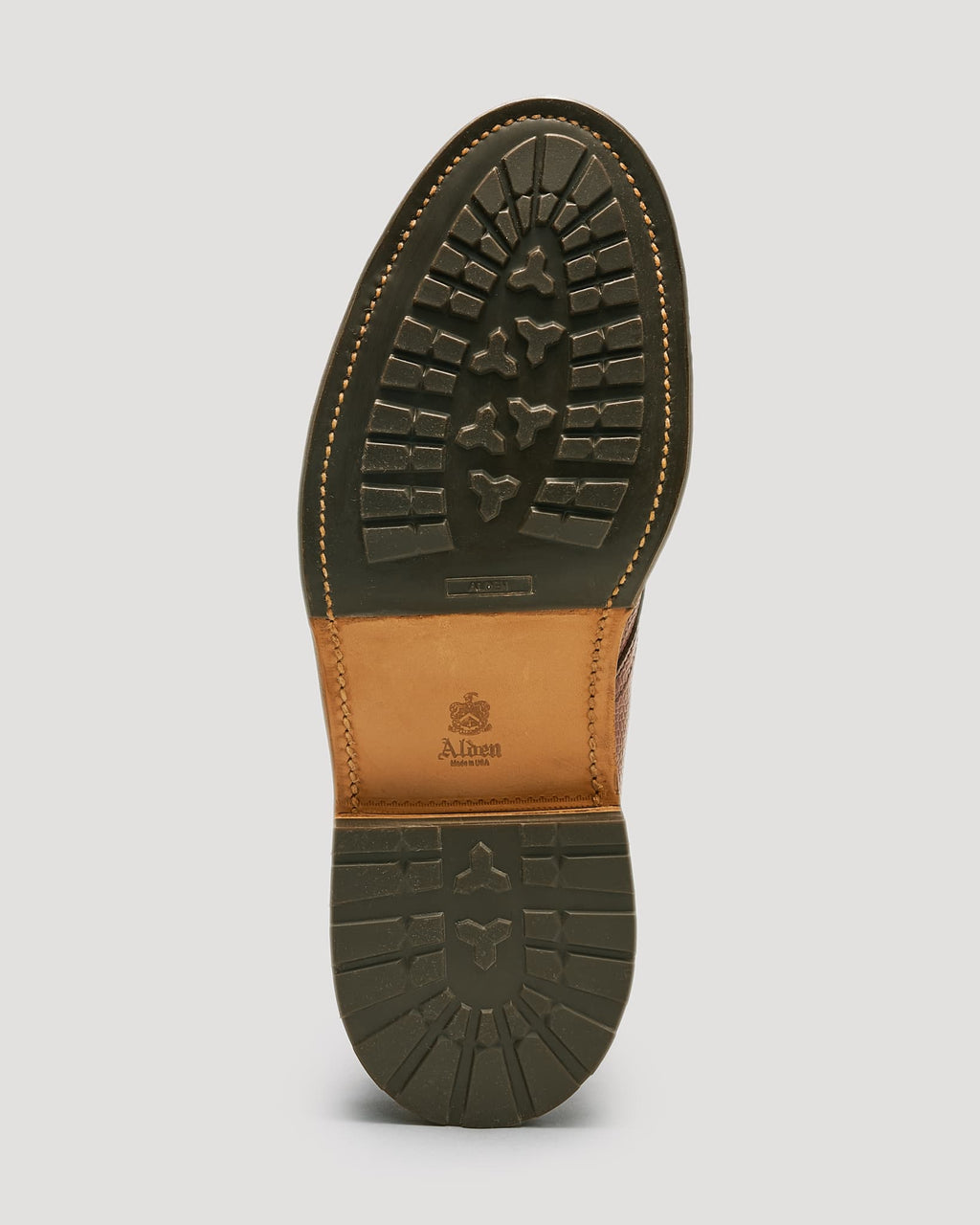 "Gusto" U-Tip Boot in Brown Scotch Grain, Barrie Last