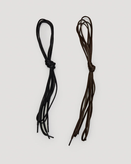 Waxed Cotton Sneaker Laces - 4mm Width