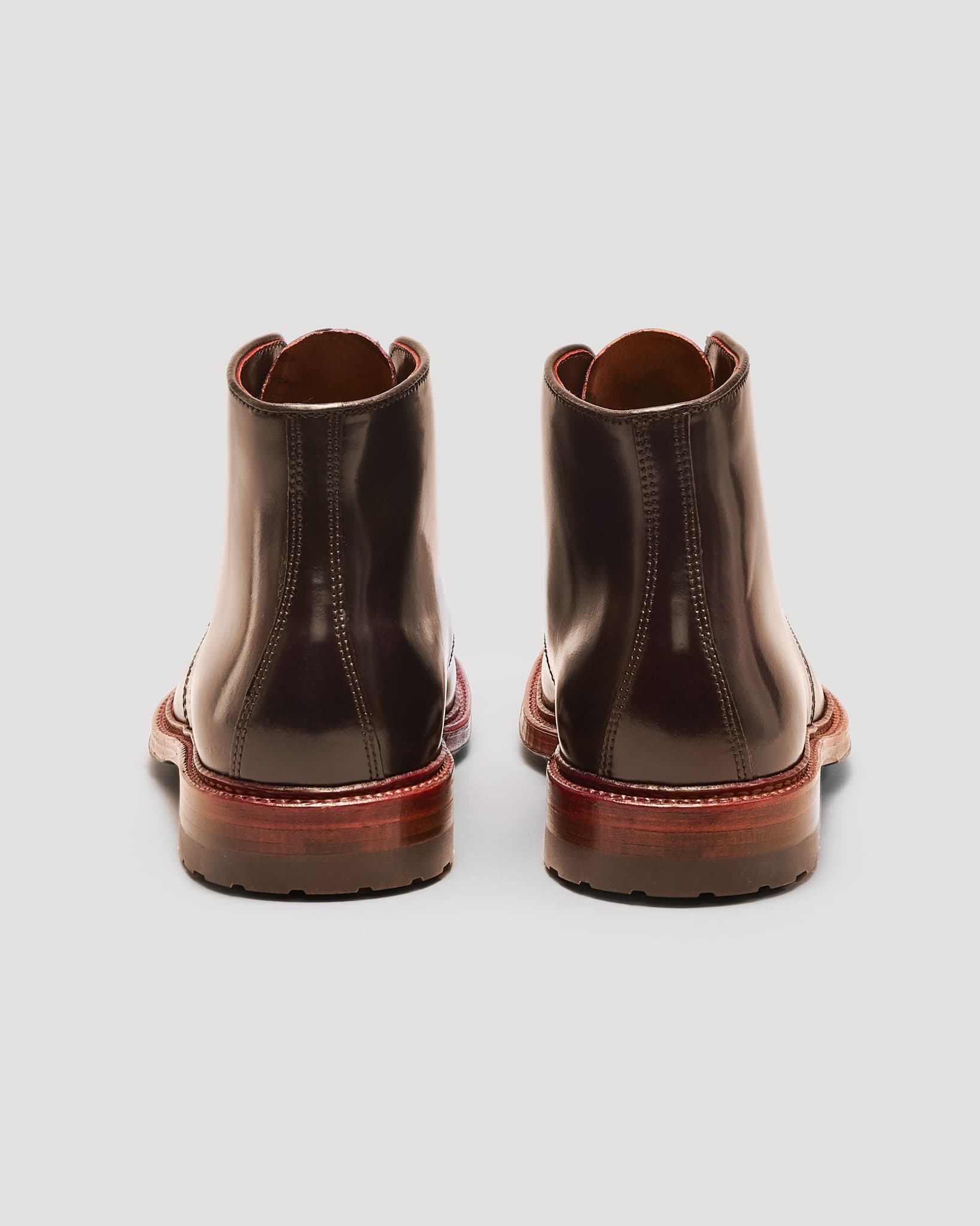 "Magnuson" Handsewn Norwegian Front Boot in Color 8 Shell Cordovan, Barrie Last