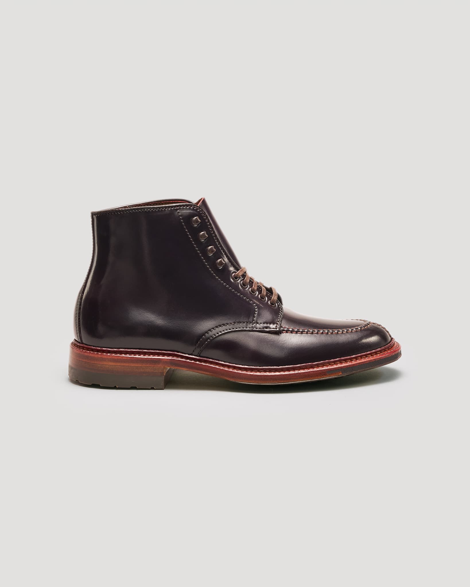 "Magnuson" Handsewn Norwegian Front Boot in Color 8 Shell Cordovan, Barrie Last
