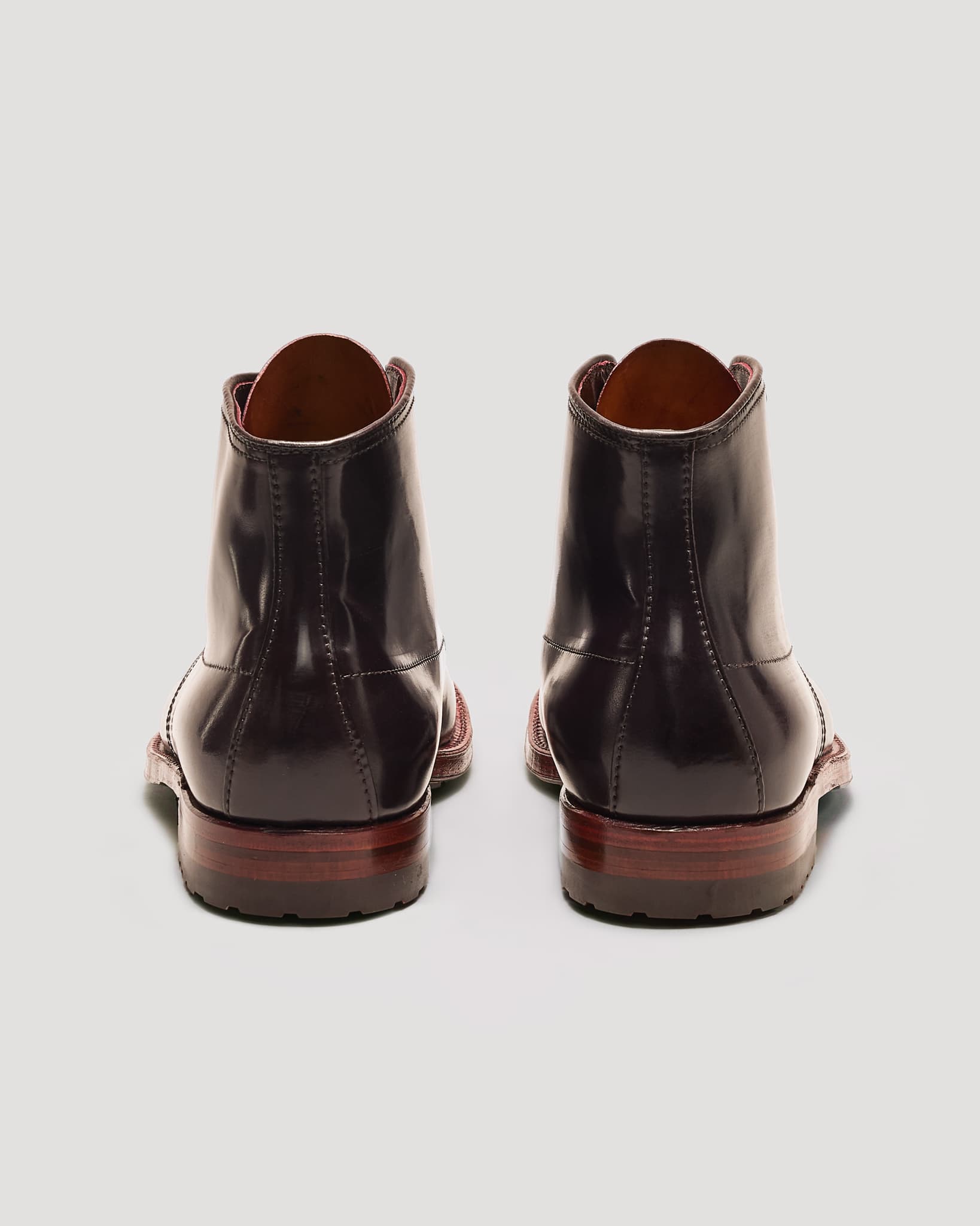 "Monarch" Handsewn Indy Boot in Color 8 Shell Cordovan, Trubalance Last