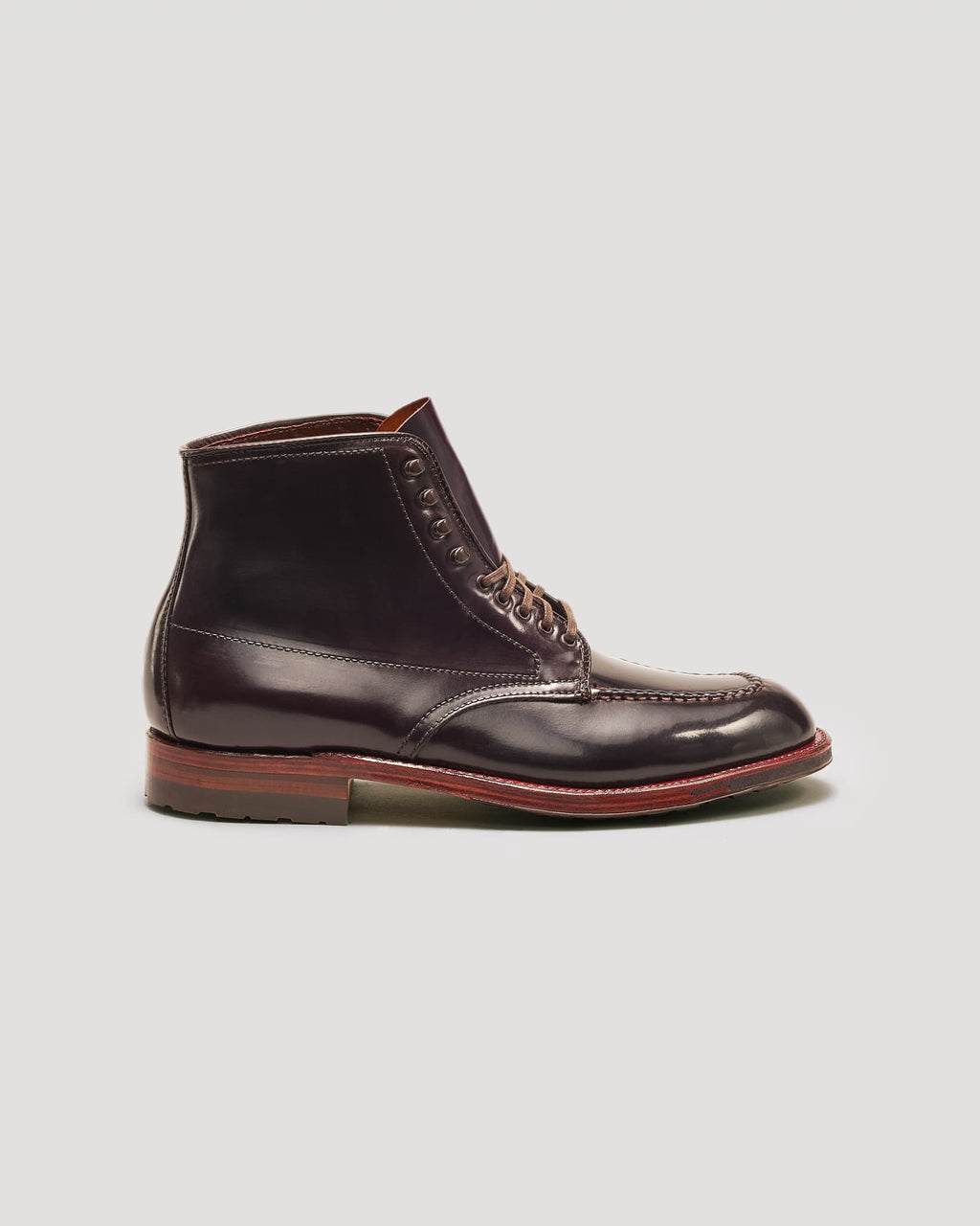 "Monarch" Handsewn Indy Boot in Color 8 Shell Cordovan, Trubalance Last