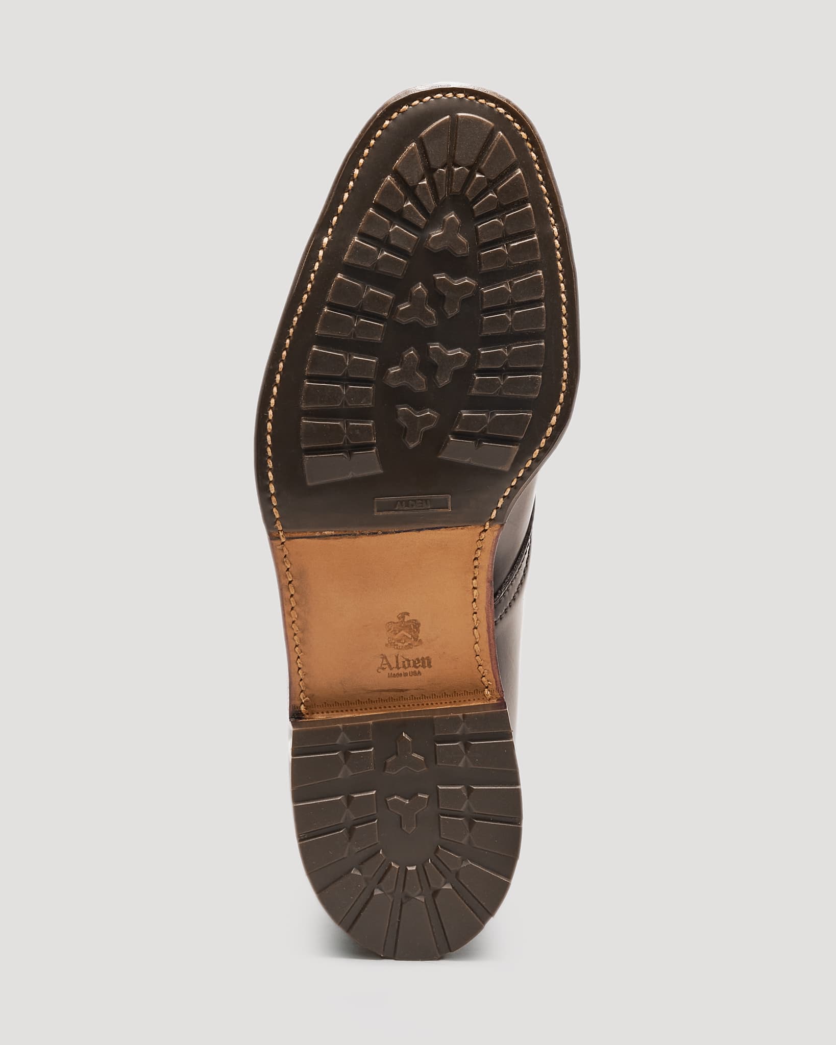 "Post Alley" Handsewn Indy Boot in Color 8 Shell Cordovan, Plaza Last