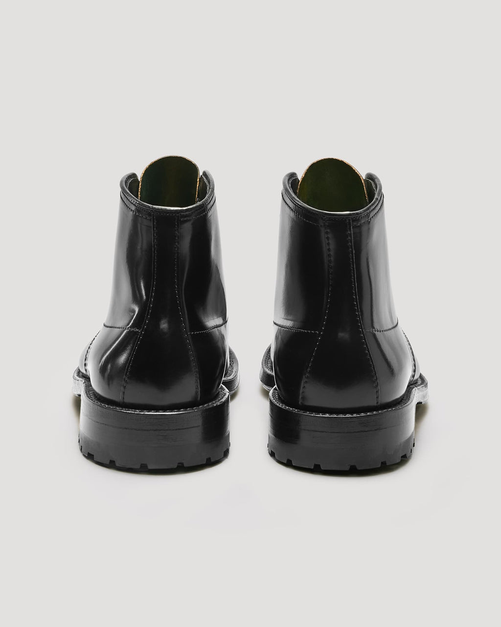 “Neptune” Handsewn Indy Boot in Black Shell Cordovan, Trubalance Last