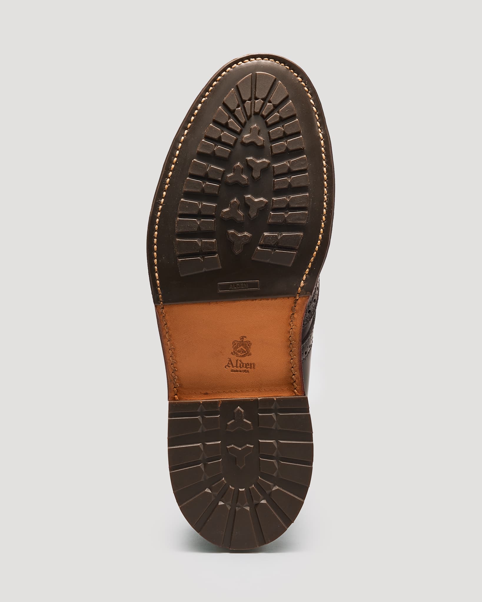 Newcastle” Wing Tip Boot in Color 8 Shell Cordovan, Barrie Last