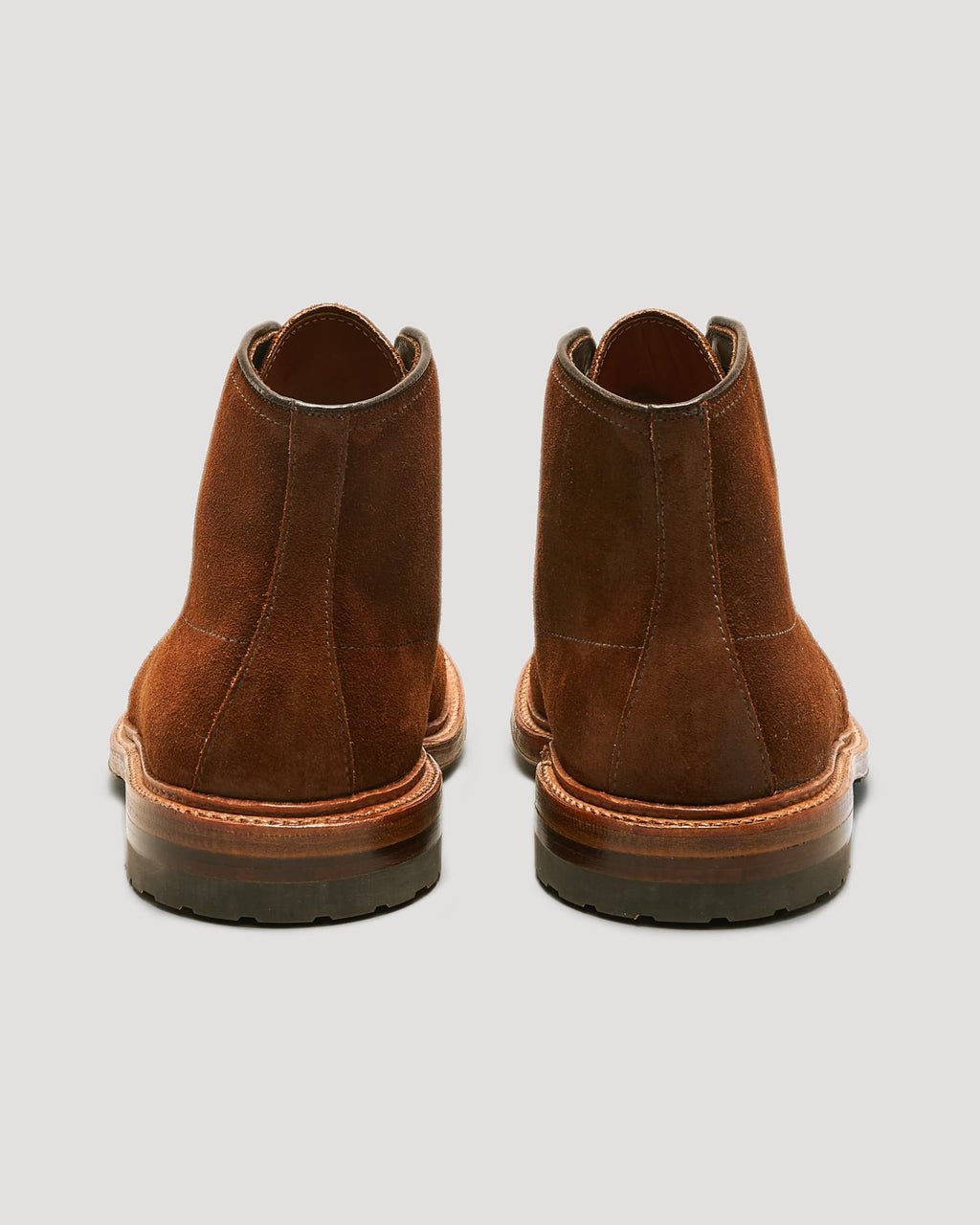 “Okanagan” Indy Boot in Tobacco Reverse Chamois, Trubalance Last