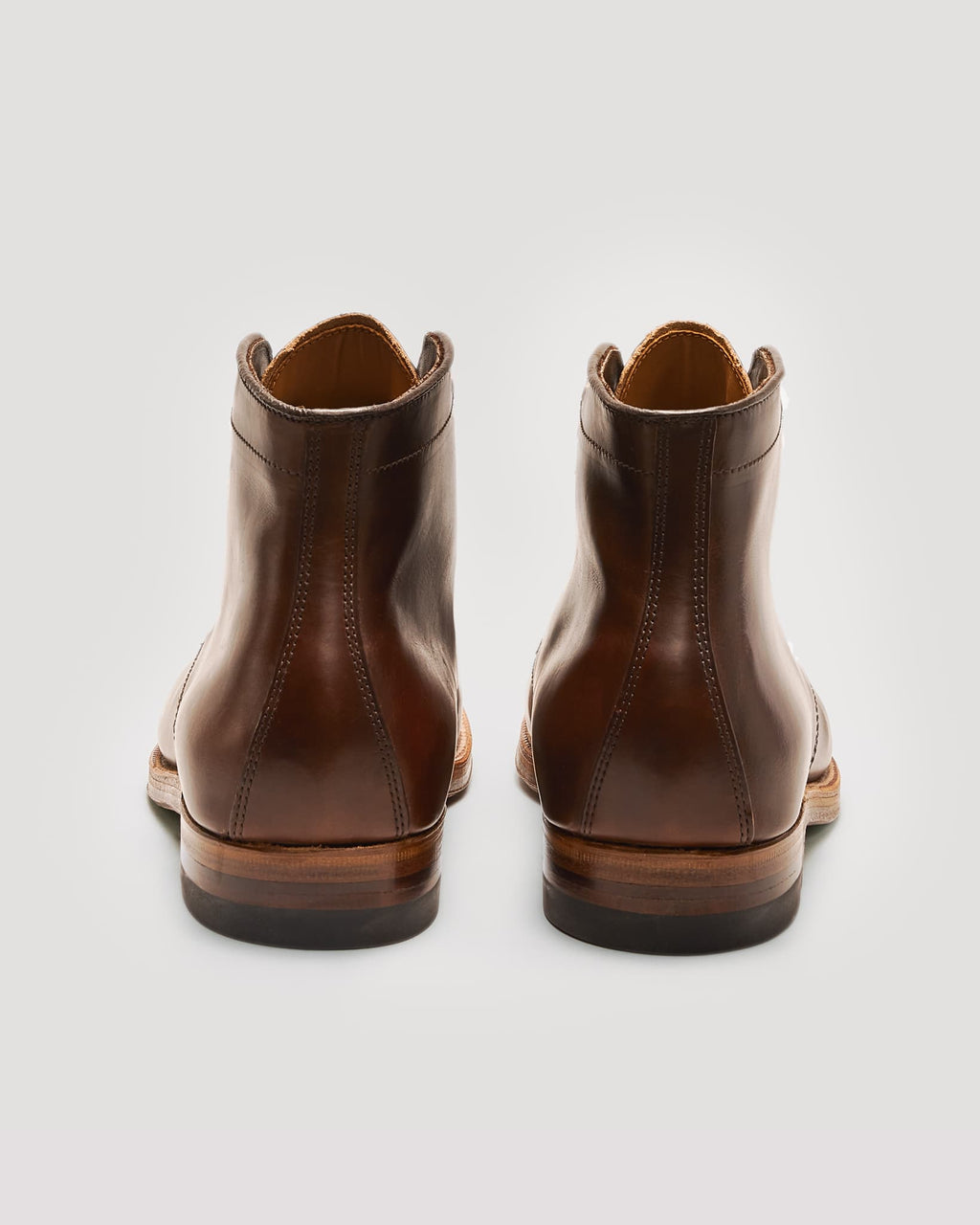 "Scout" Straight Tip Boot in Brown Chromexcel, Barrie Last