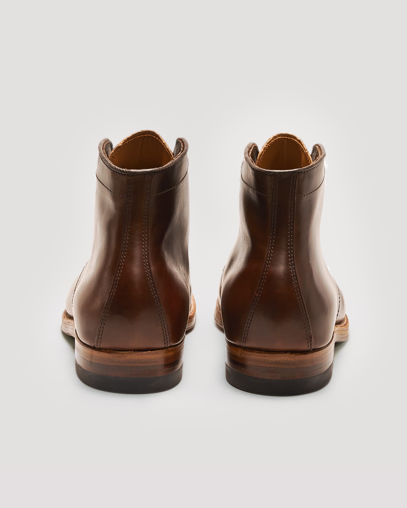"Scout" Straight Tip Boot in Brown Chromexcel, Barrie Last