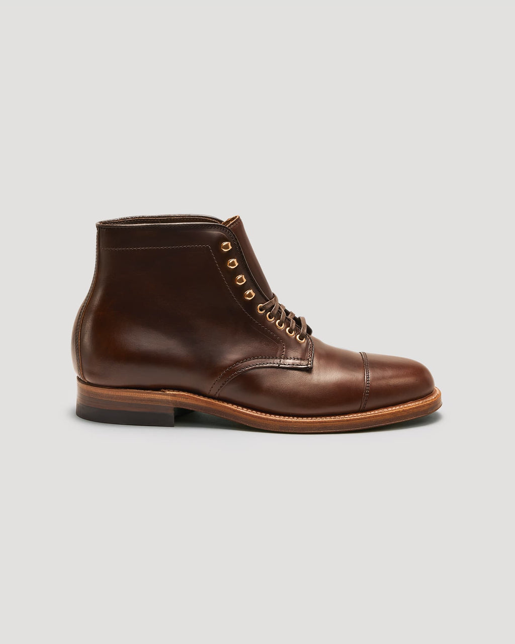 "Scout" Straight Tip Boot in Brown Chromexcel, Barrie Last