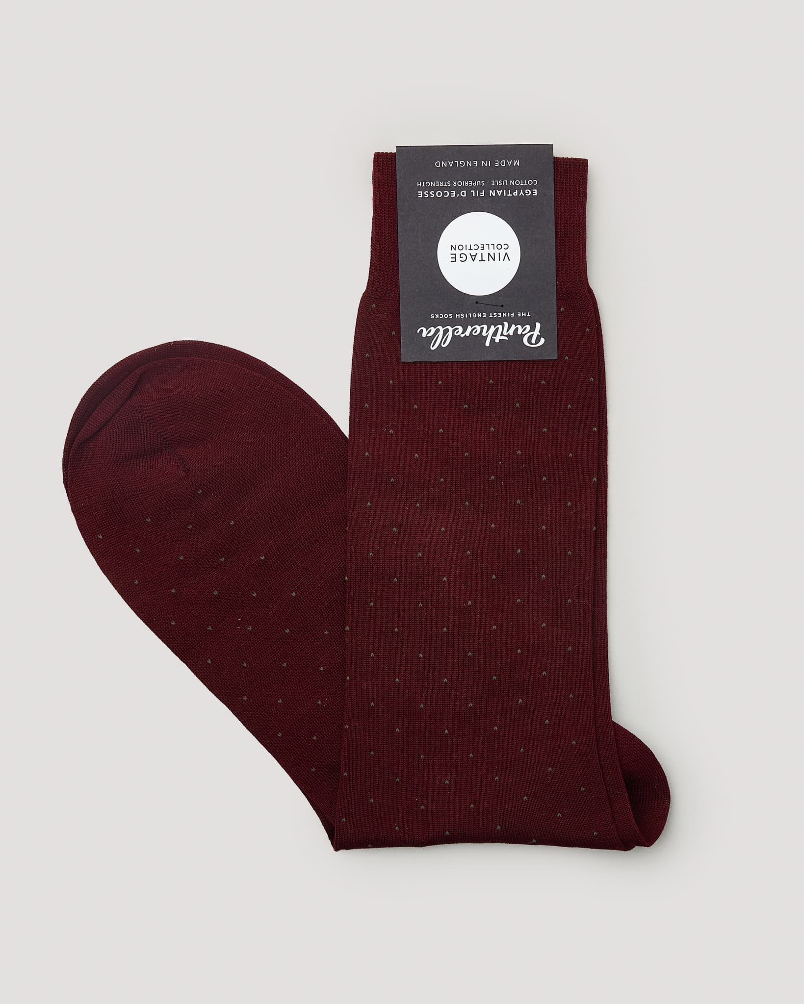 Vintage Collection "Gadsbury" Sock - Burgundy