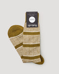 Classic Collection "Samarkand" Sock - Hessian/Fennel