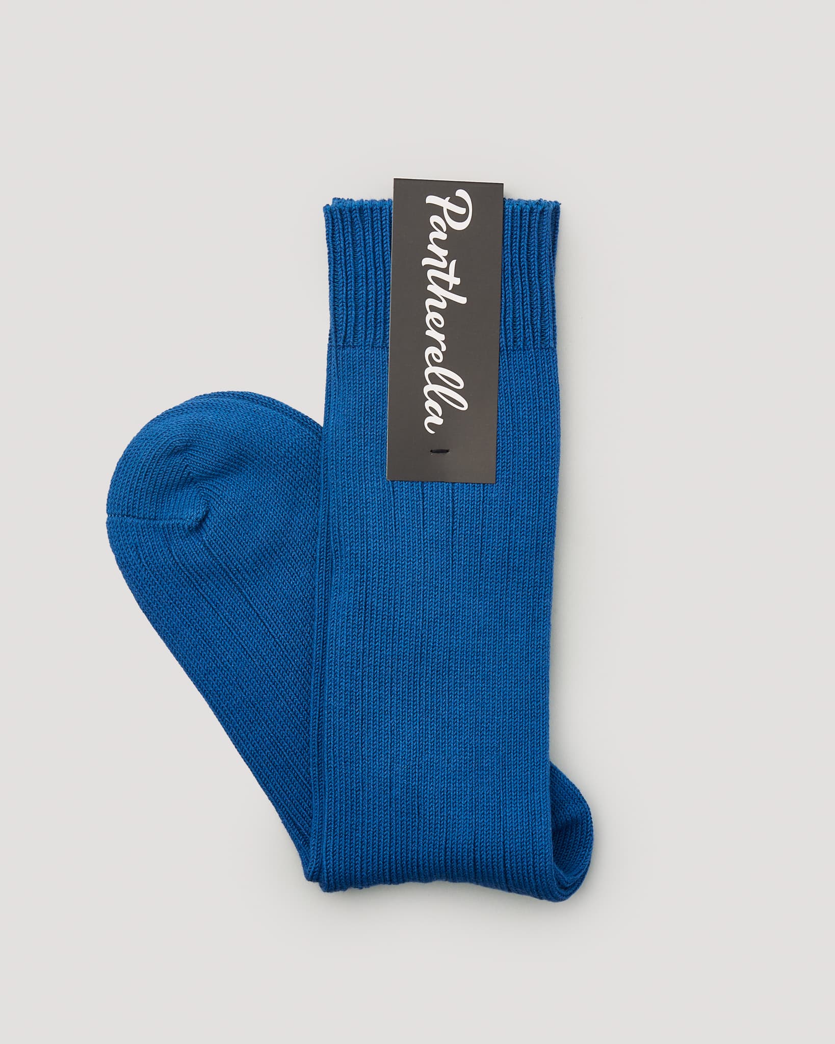 "Seaford" Rib Organic Cotton Sock - Ocean