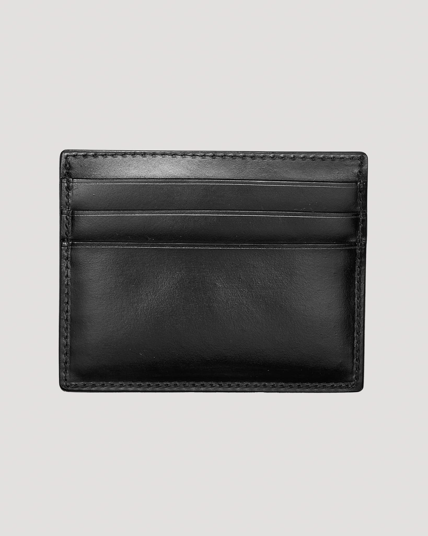 LG 6009 Black Shell Cordovan Credit Card Wallet