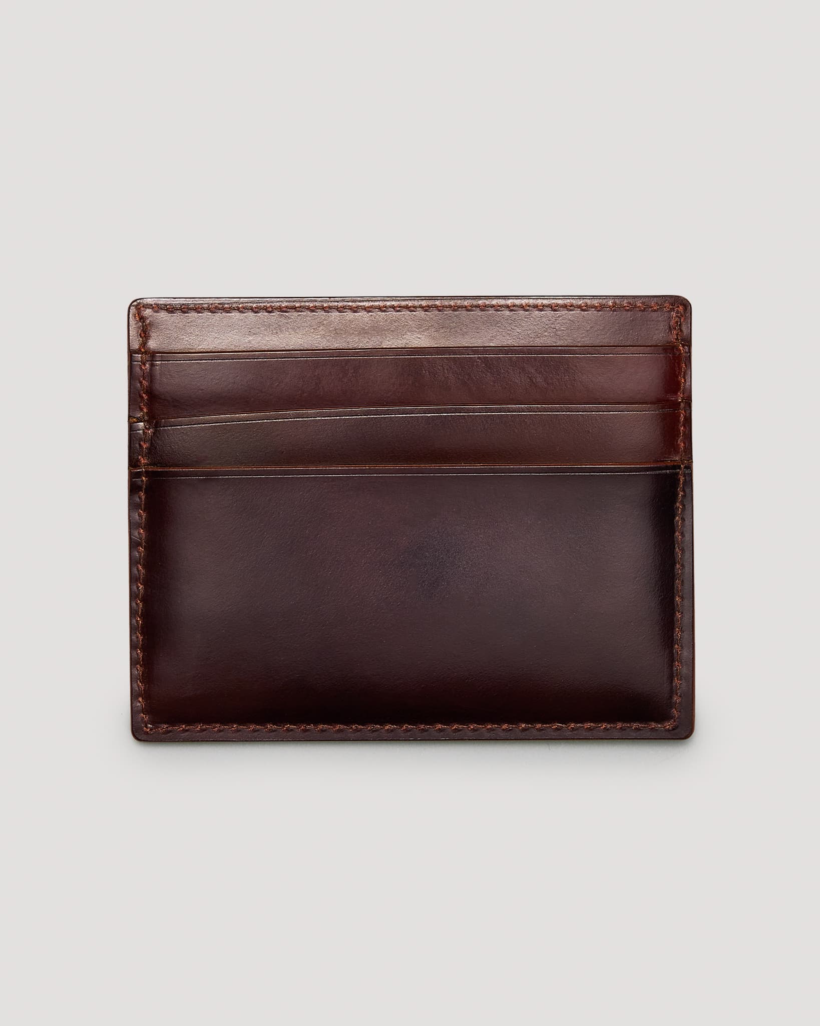 LG 6008 Color 8 Shell Cordovan Credit Card Wallet