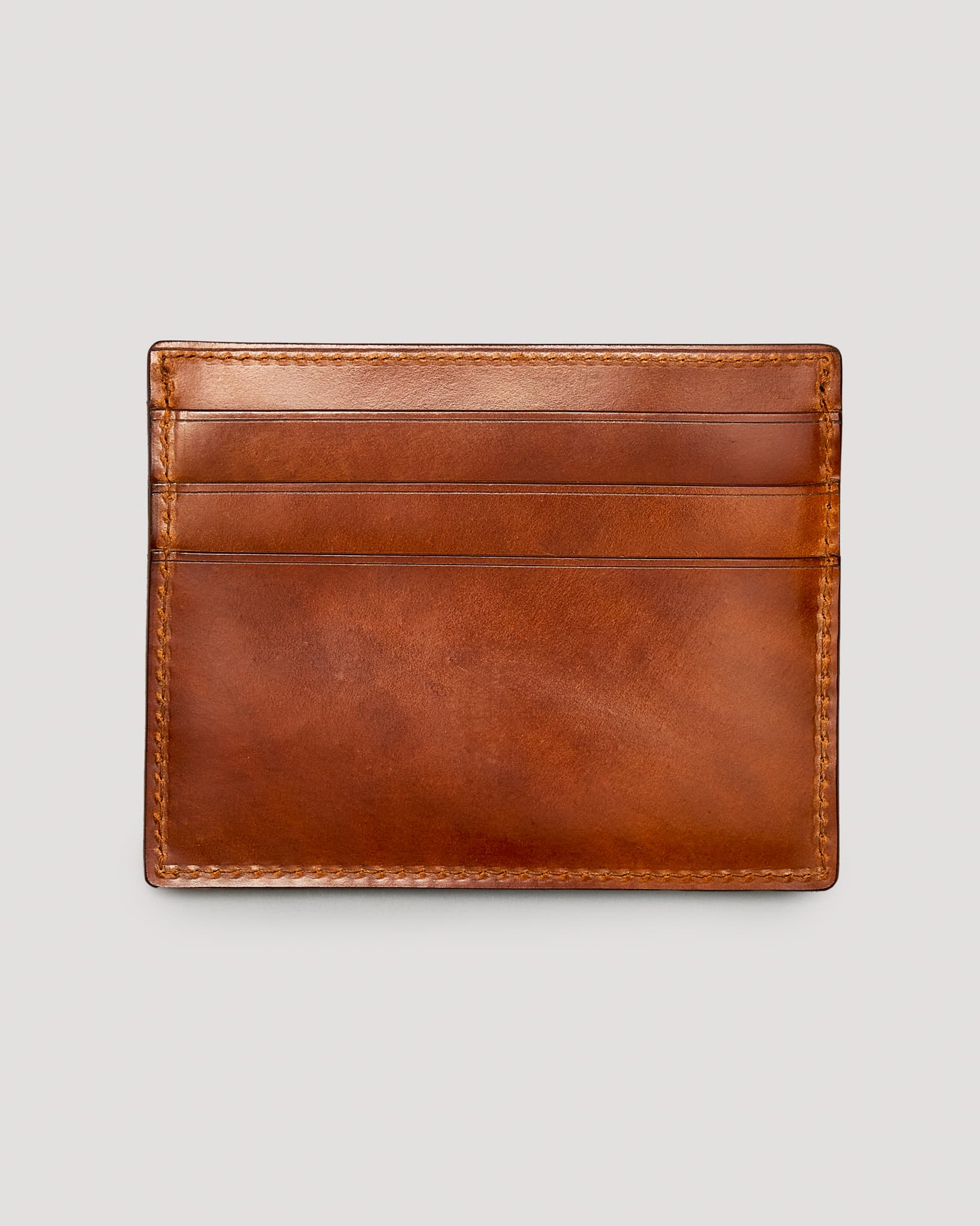LG 6005 Whiskey Shell Cordovan Credit Card Wallet – Brick + Mortar