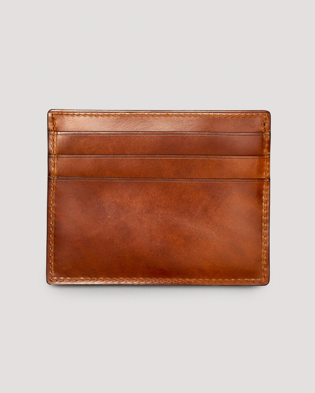 LG 6005 Whiskey Shell Cordovan Credit Card Wallet