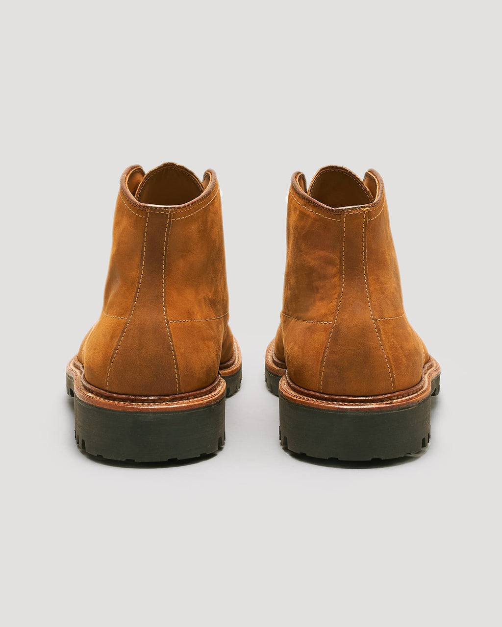"Wanderlust" Indy Boot in Tan Smooth Chamois, Trubalance Last