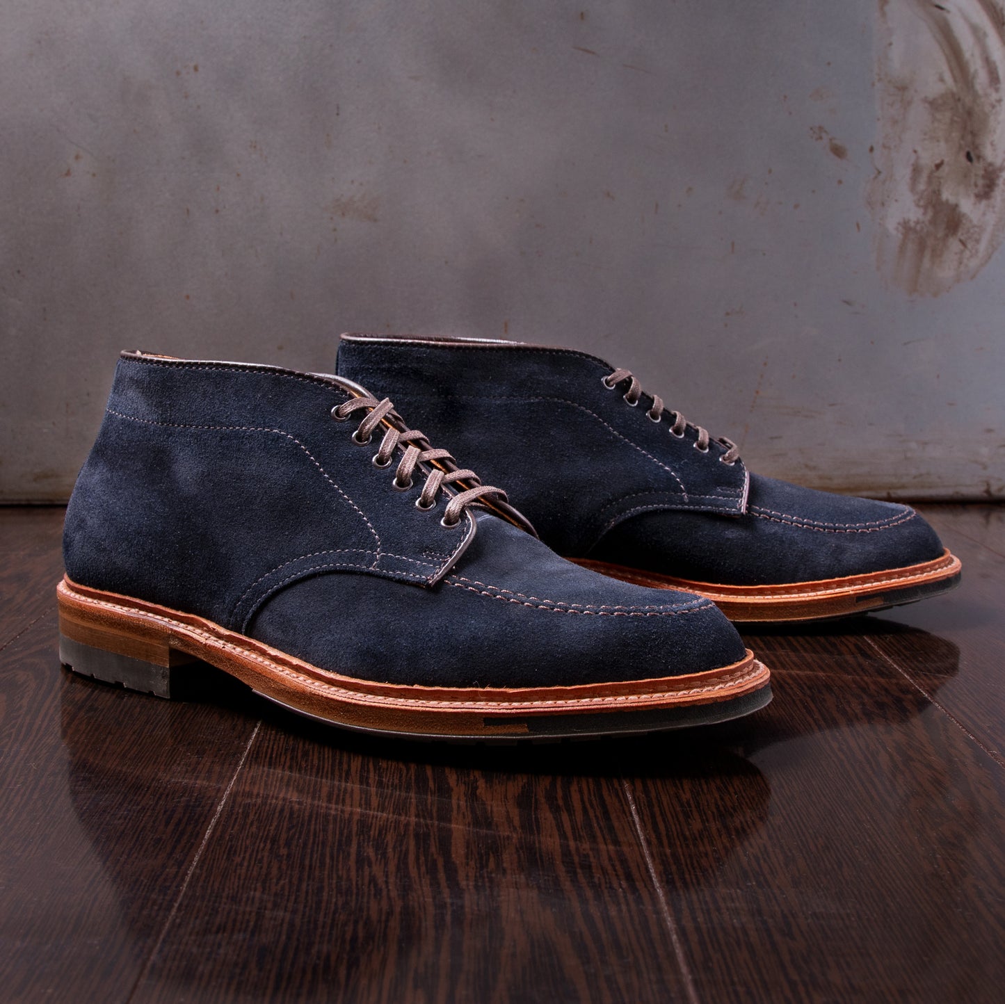"New Madrona" Indy Chukka Boot in Navy Suede, Trubalance Last