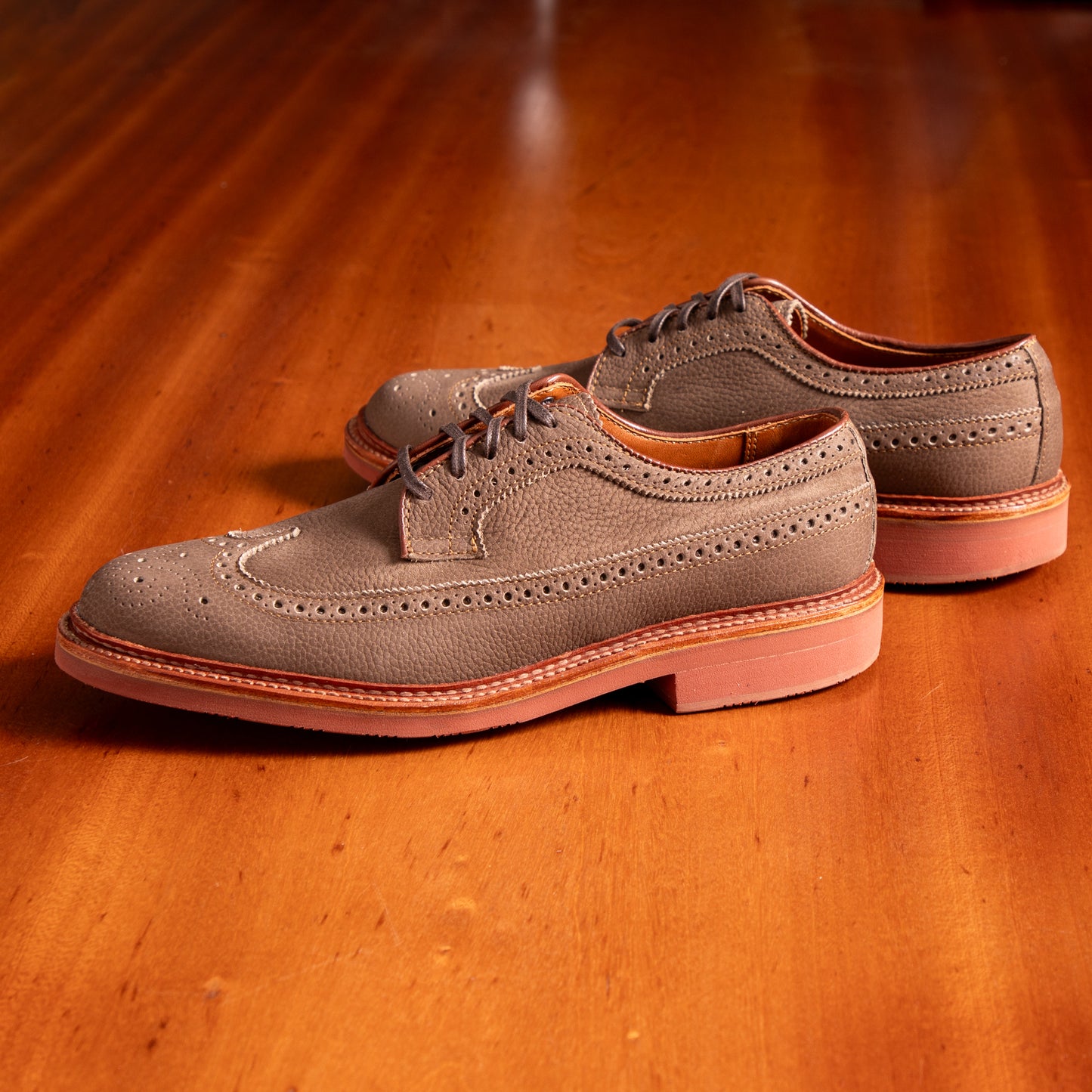 "RBK" Long Wing Blucher in Clay Nubuck Grain, Barrie Last