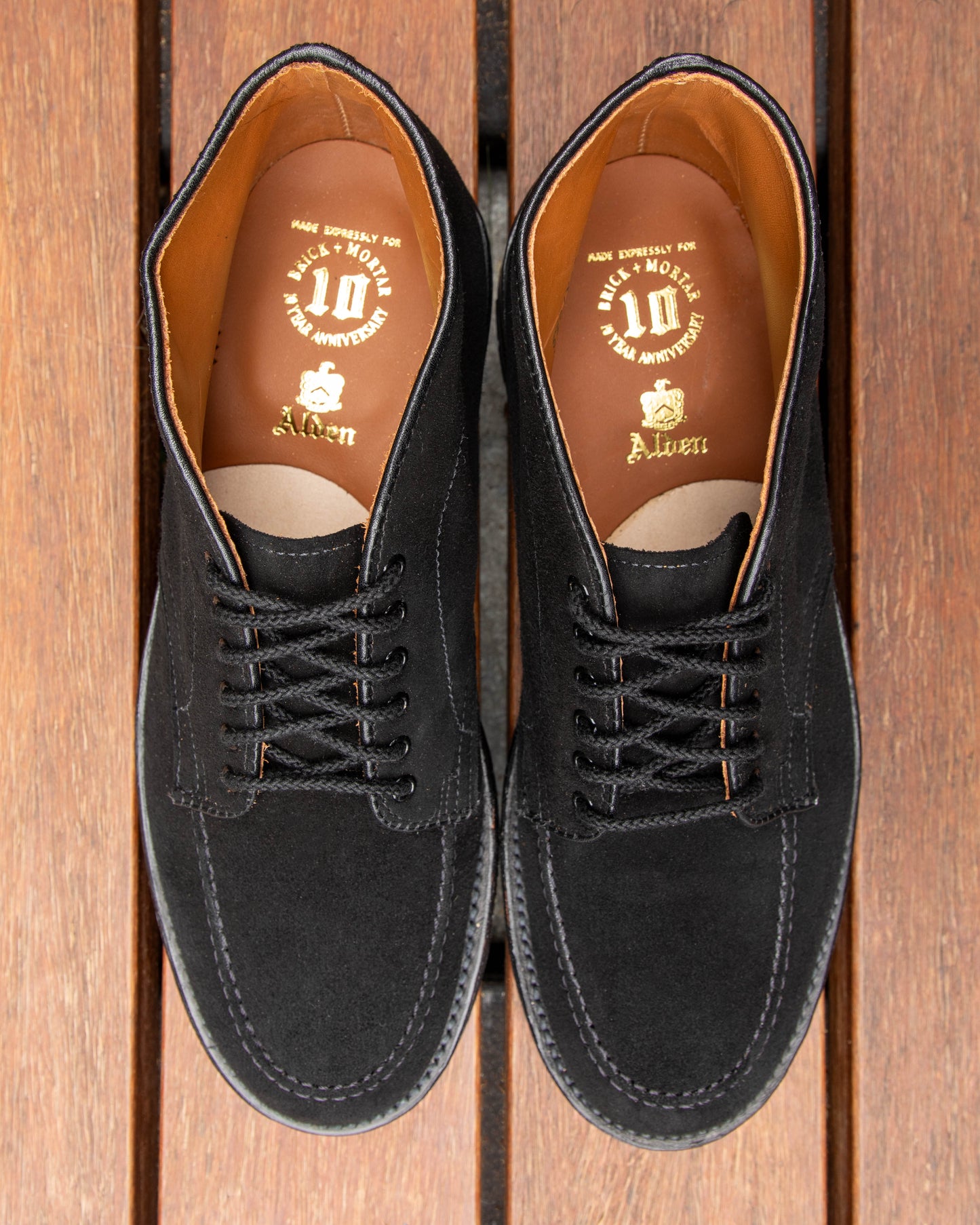 "Edmonds" Indy Chukka Boot in Black Suede, Trubalance Last